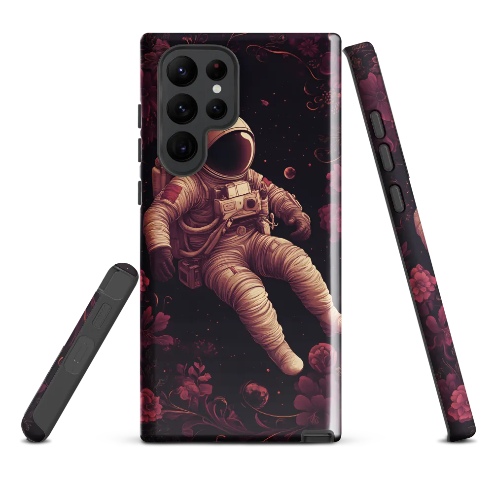 Cosmic Bloom: An Astronaut's Journey