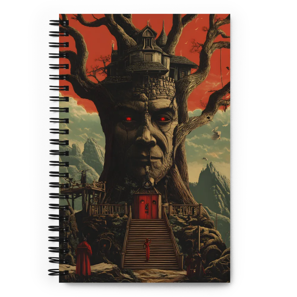 The Enigmatic Guardian of the Grove | Spiral Notebook