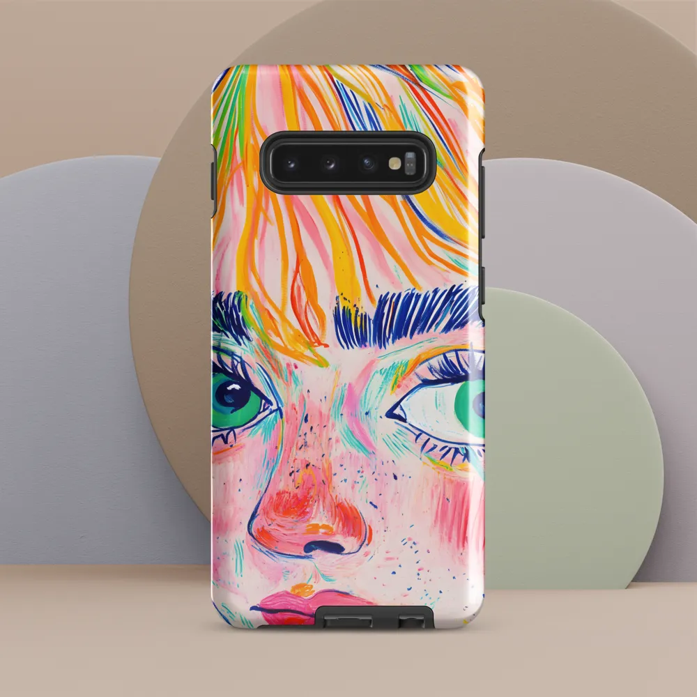 Vibrant Gaze | Phone Case |  S10 Plus | Tough Case | Glossy