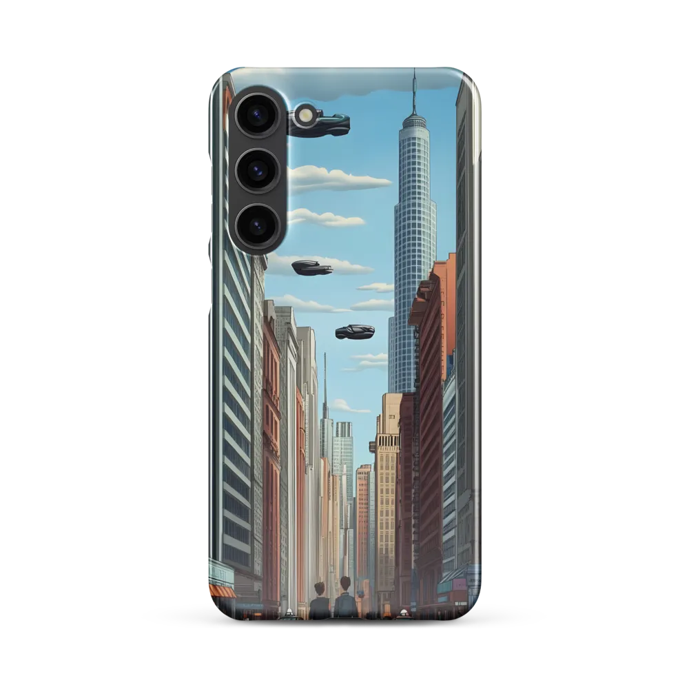 Futuristic Stroll through the Urban Skyline
