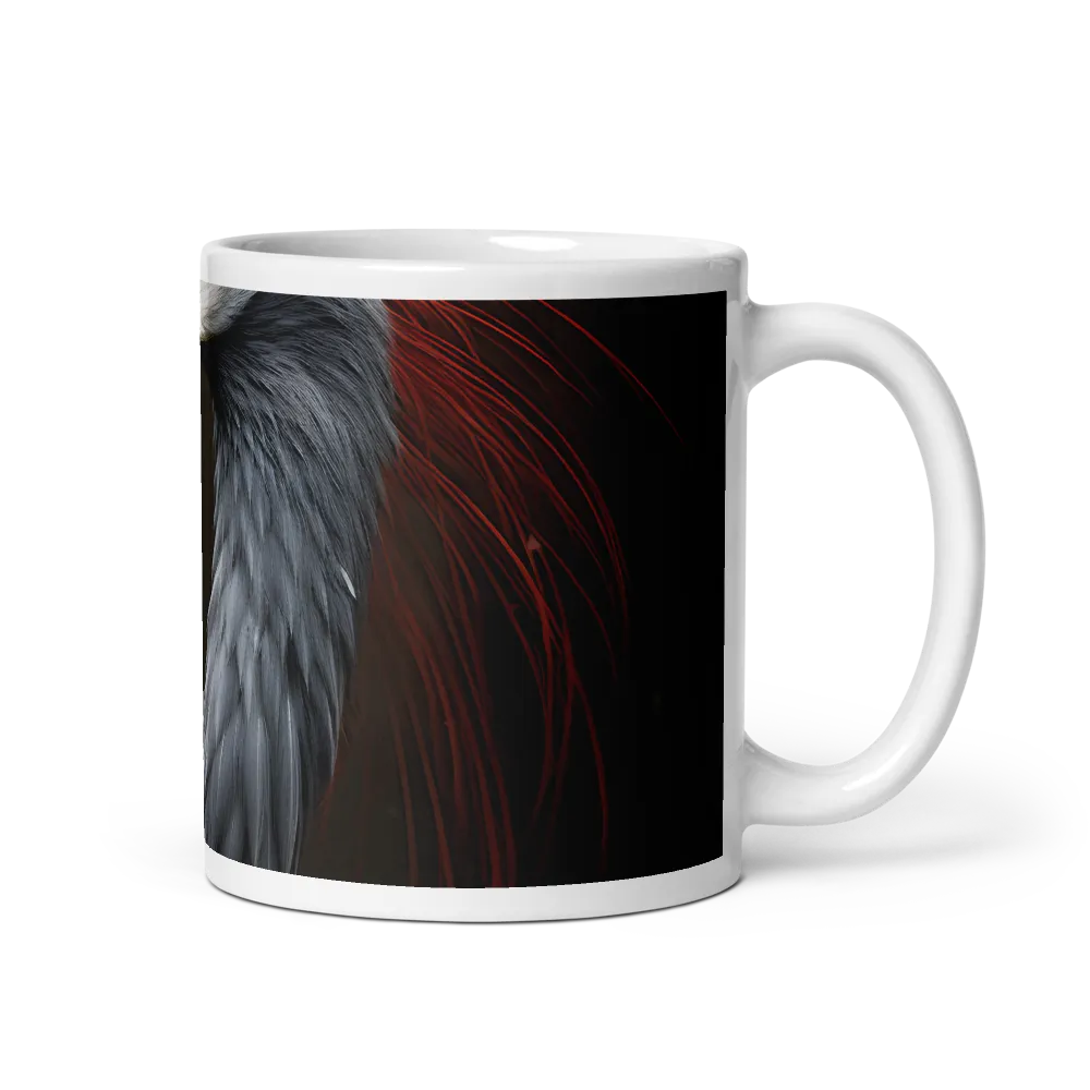 Ember-Crested Elegance | Mug with White inside | 11 oz