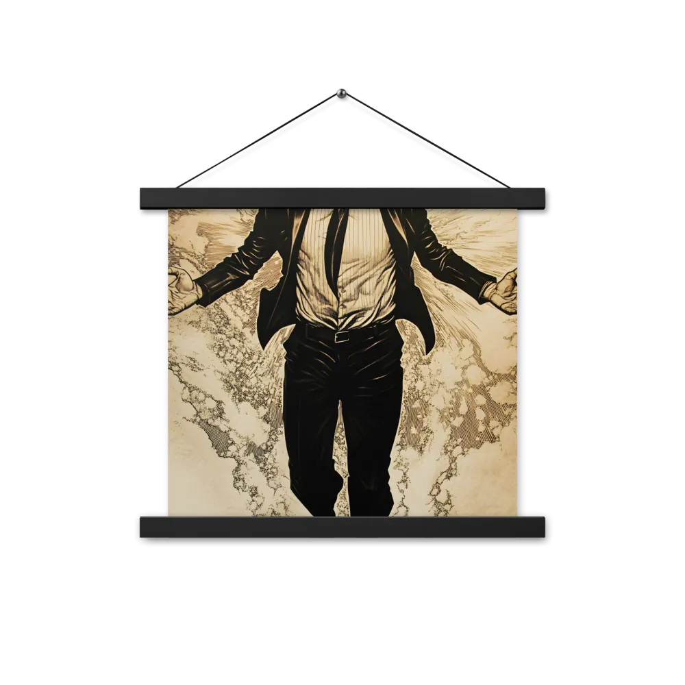 Ascendancy of the Spirit | Poster With Black Wood Hanger | 14″×14″