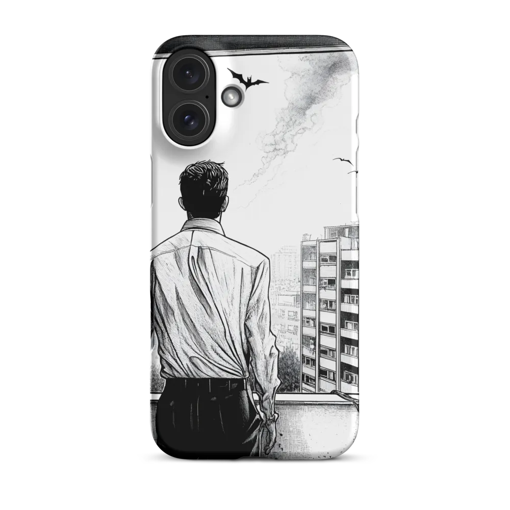 Reflections in Monochrome | Phone Case |  16 Plus | Snap Case | Matte
