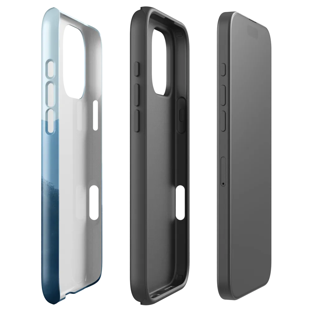 Solitude in Blue | Phone Case |  16 Pro Max | Tough Case | Glossy