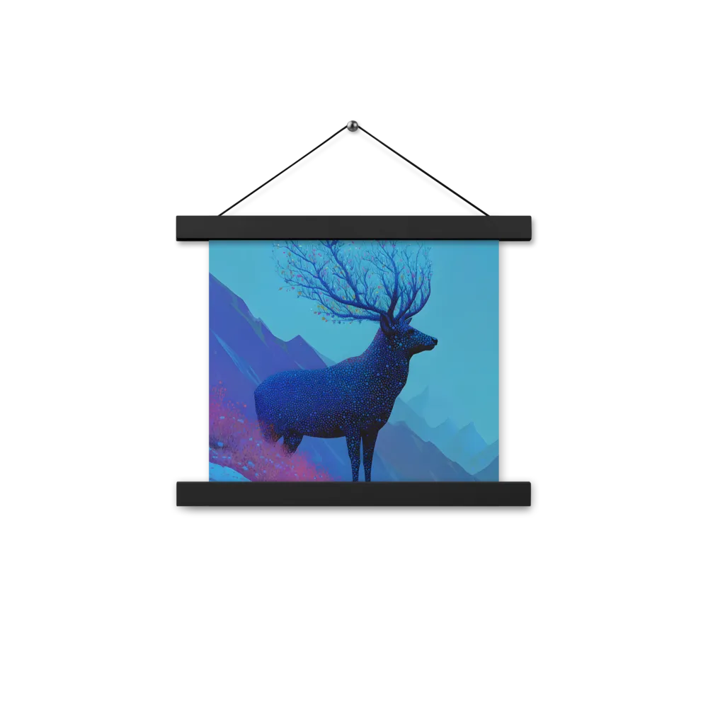 Ethereal Harmony | Poster With Black Wood Hanger | 10″×10″