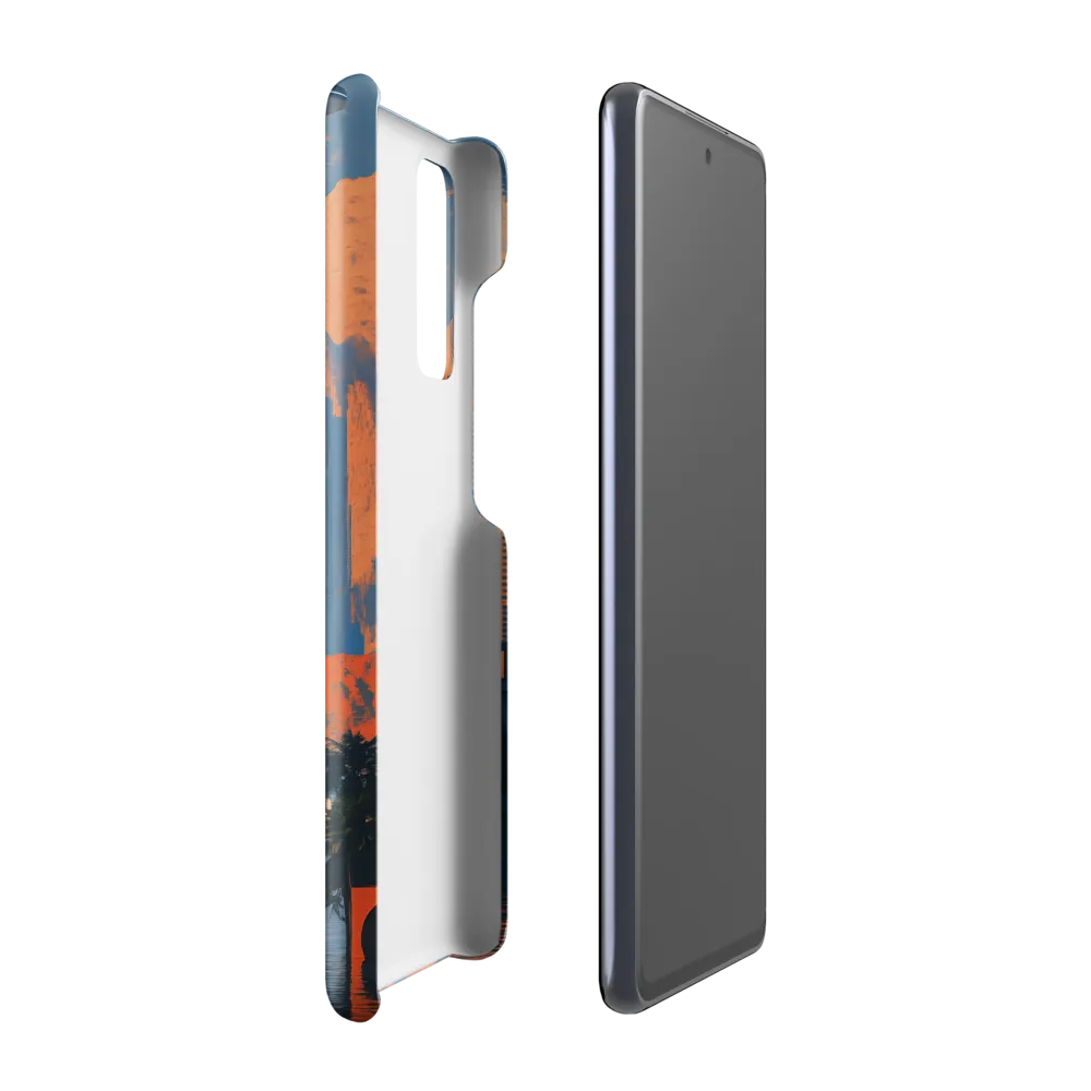 Futuristic Horizons: A Sci-Fi Cityscape | Phone Case |  S20 FE | Snap Case | Glossy