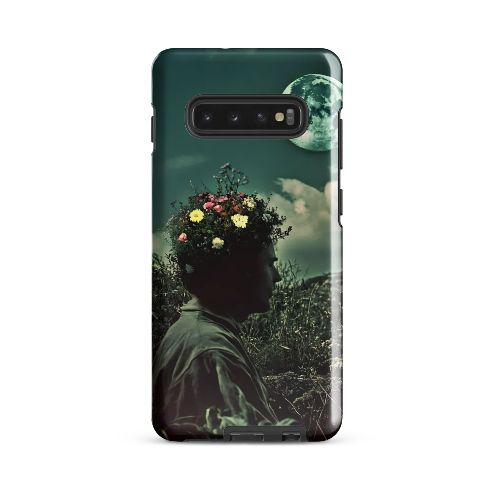 Moonlit Blossom | Phone Case |  S10 Plus | Tough Case | Glossy