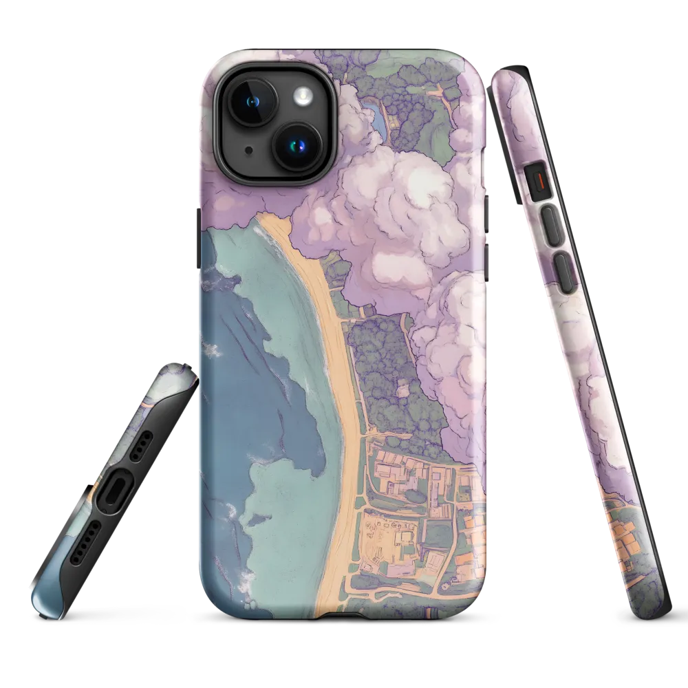 Serenity Over the Coast | Phone Case |  15 Plus | Tough Case | Glossy