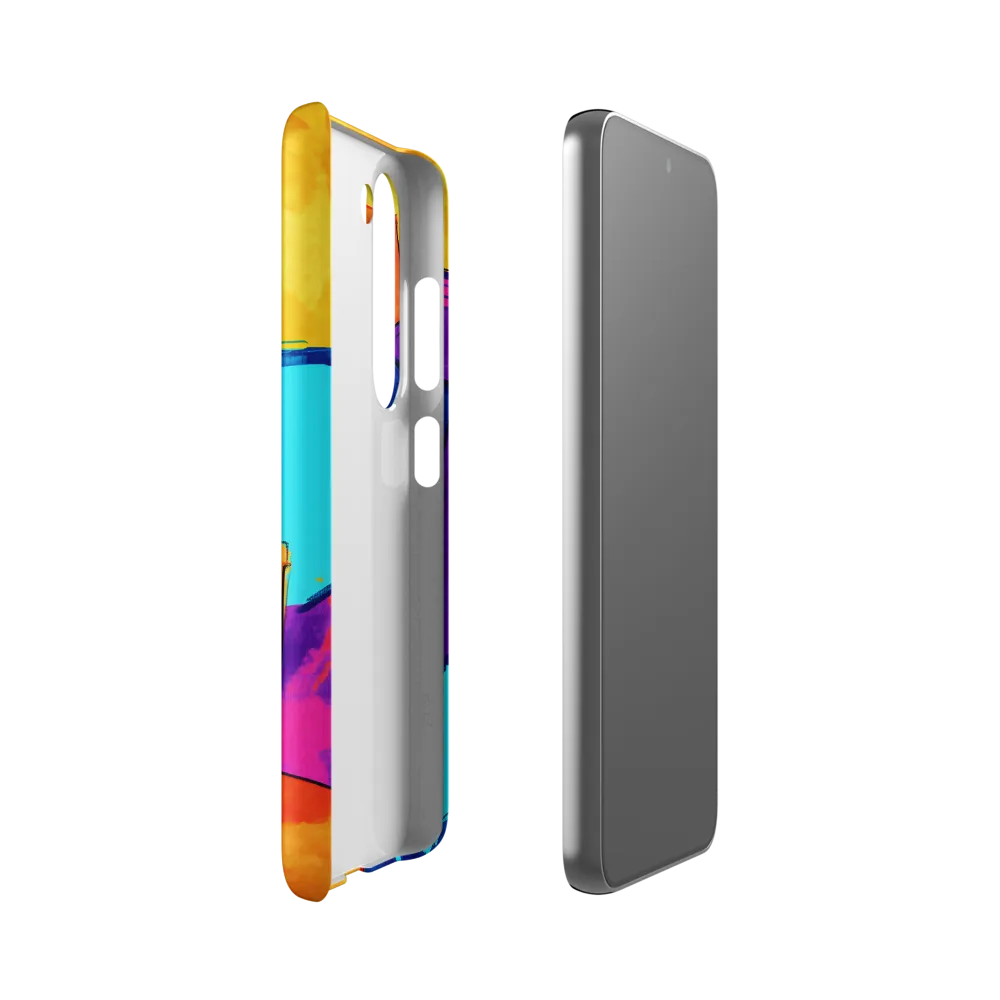 Playful Cubes in Vibrant Harmony | Phone Case |  S23 | Snap Case | Matte