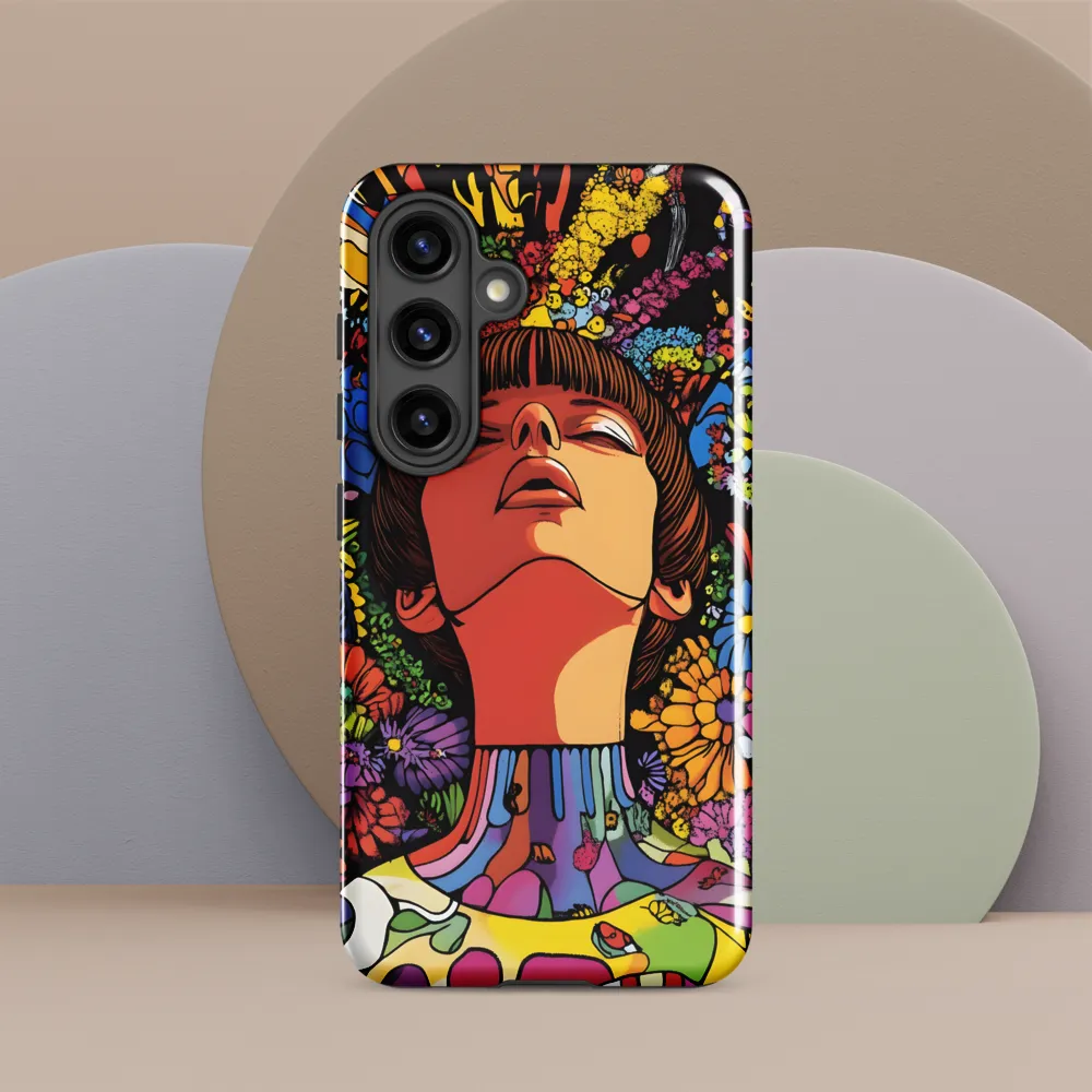 Vibrant Ecstasy: A Psychedelic Portrait