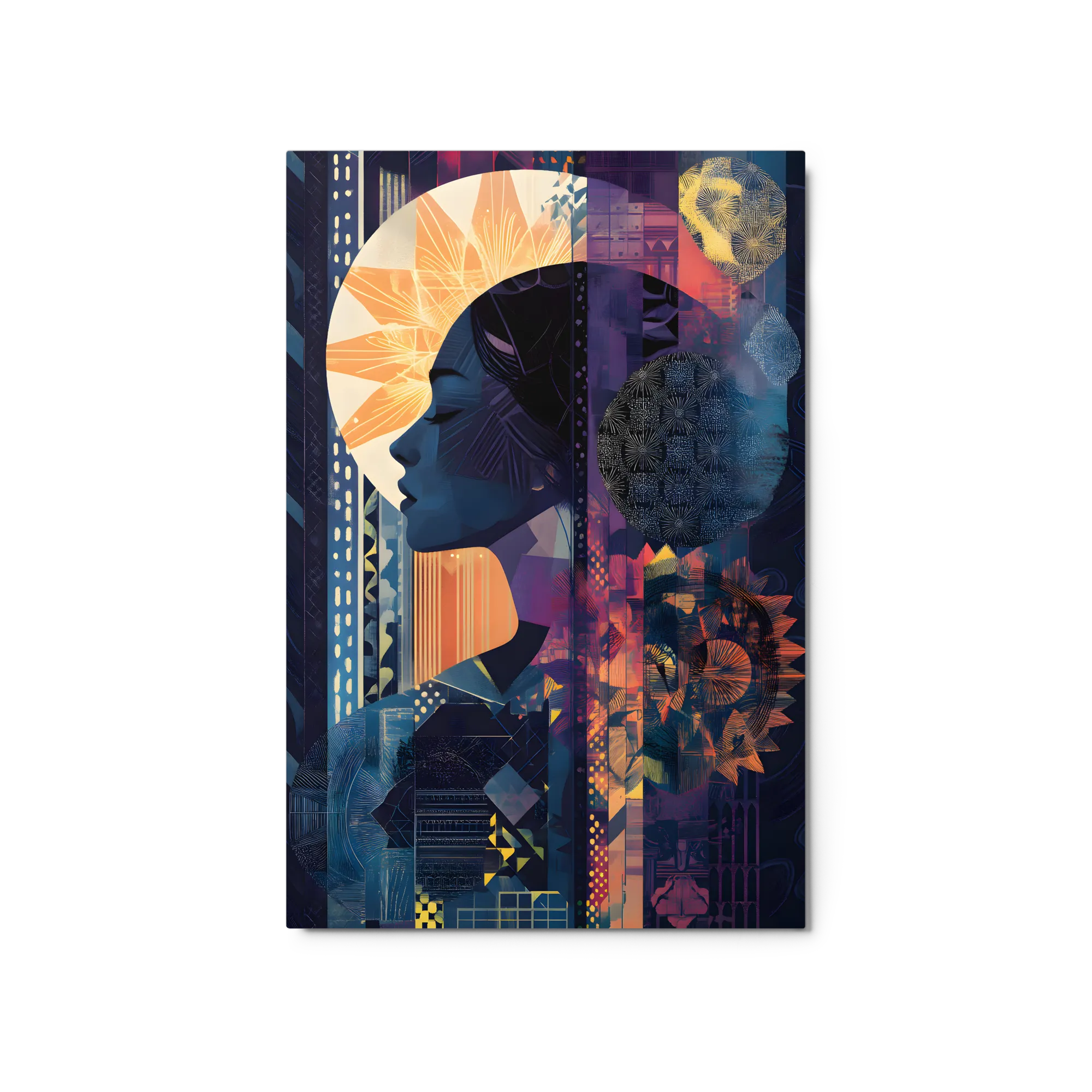 Geometric Muse 
 Metal Print | 20″x 30″