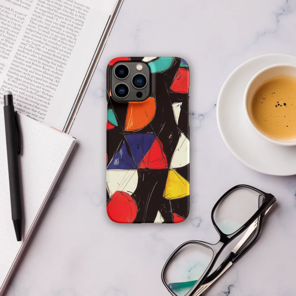 Vibrant Geometric Symphony | Phone Case |  13 Pro Max | Snap Case | Matte