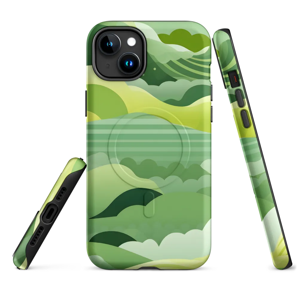 Tranquility in Green Waves