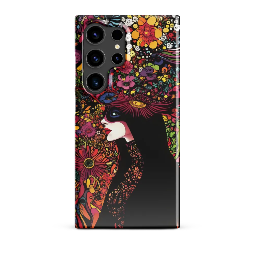 Mystical Flora: A Psychedelic Dream | Phone Case |  S24 Ultra | Snap Case | Glossy