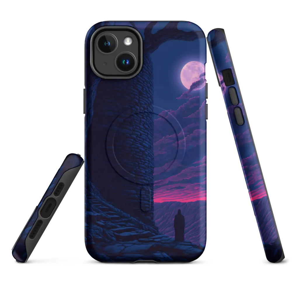 Moonlit Solitude | Phone Case |  14 Plus | MagSafe® Tough Case | Matte