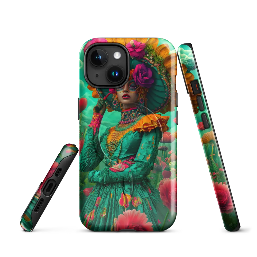 The Blooming Spectacle | Phone Case |  15 | MagSafe® Tough Case | Glossy