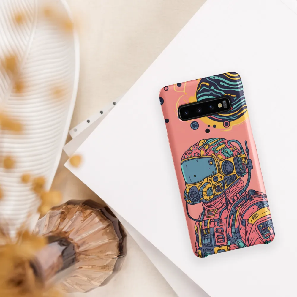 Exploration Beyond: A Digital Astronaut | Phone Case |  S10 | Snap Case | Matte