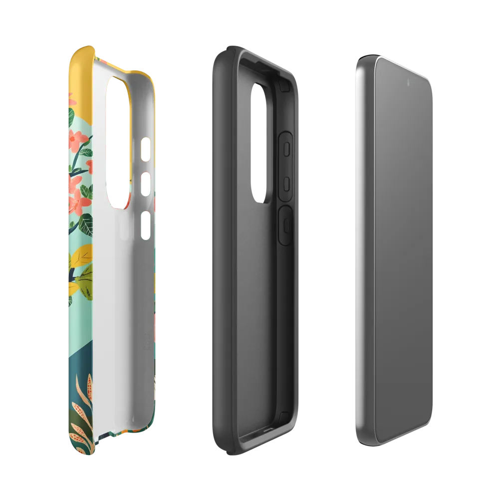 Spring Blossoms: A Serene Encounter | Phone Case |  S23 | Tough Case | Matte