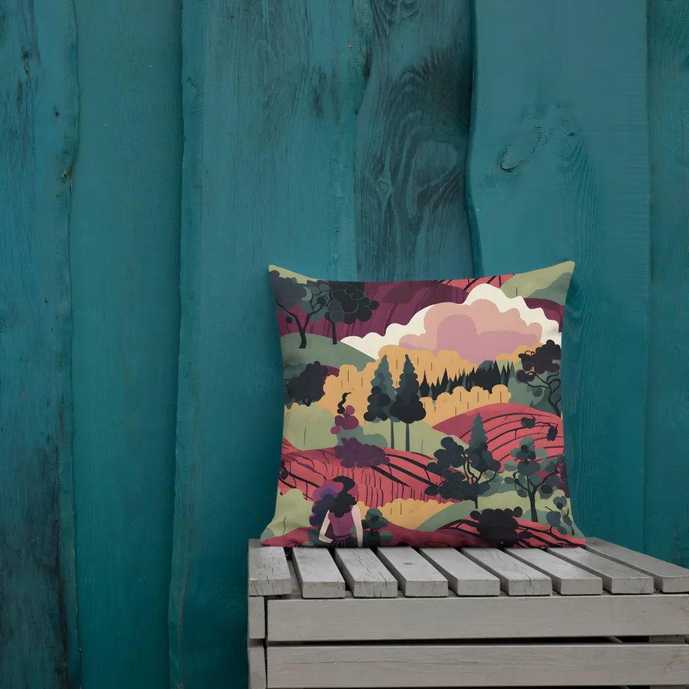 Harmonious Landscapes | Pillow | 18″×18″