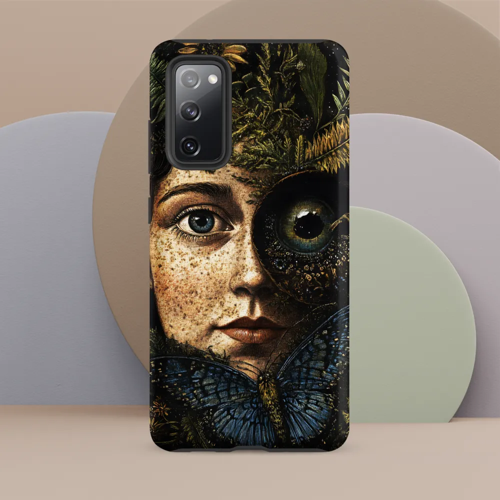 Nature's Embrace: A Surreal Portrait | Phone Case |  S20 FE | Tough Case | Matte