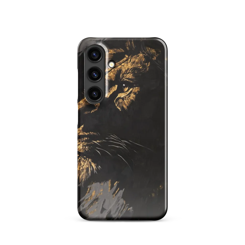 Majestic Gaze: The Golden Lion