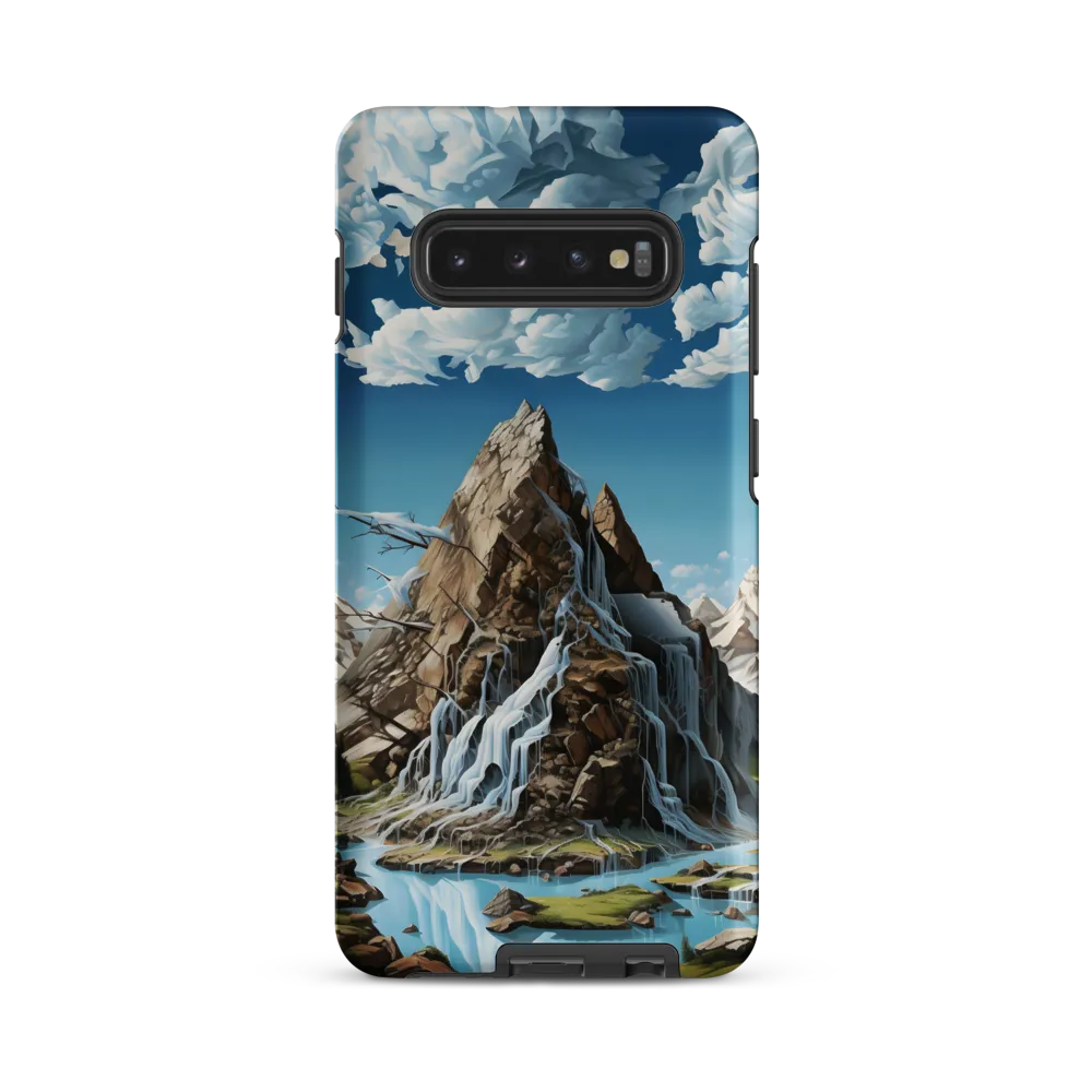 Majestic Cascade: A Mountain Masterpiece