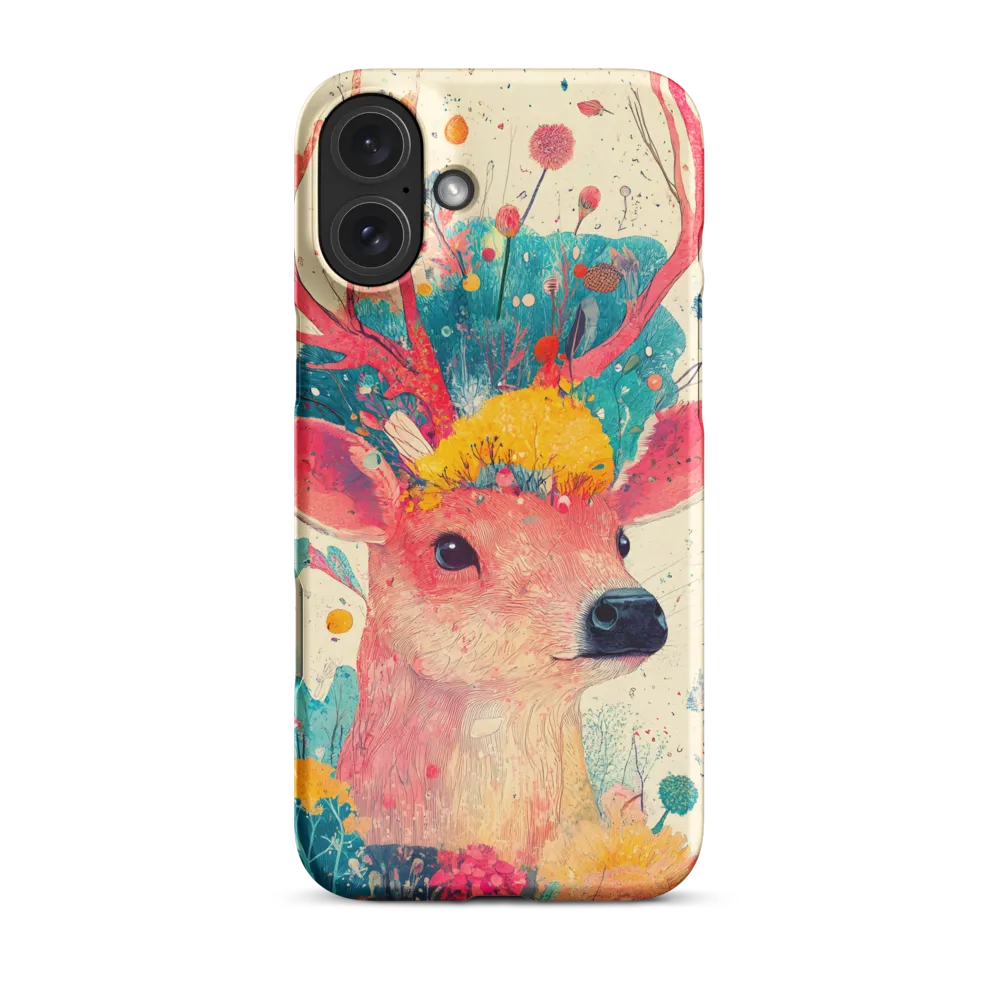 Whimsical Harmony: A Deer in Bloom