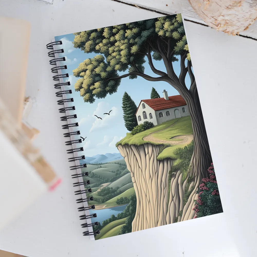 Cliffside Retreat | Spiral Notebook