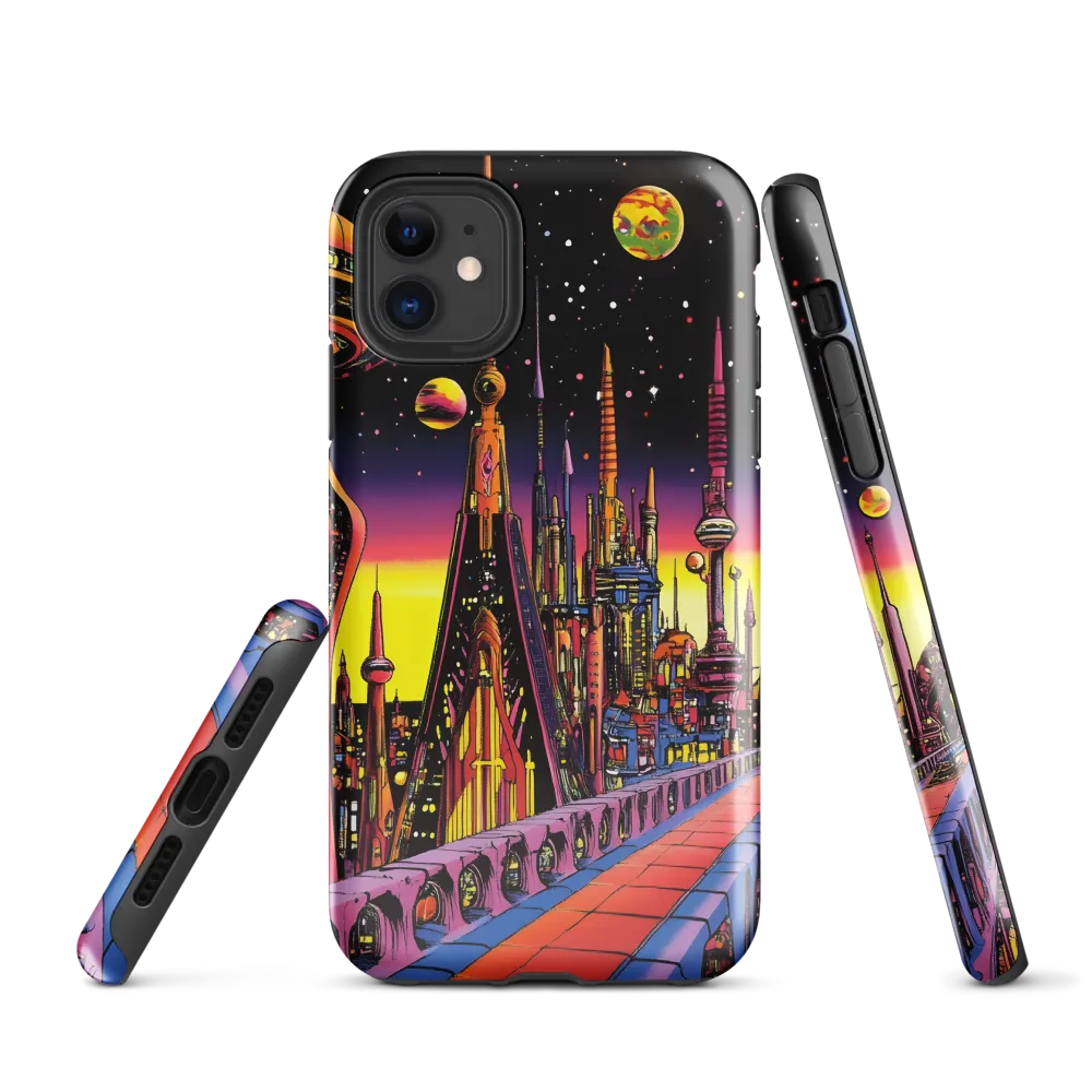 Futuristic Cosmos: A Journey Through Neon Cities