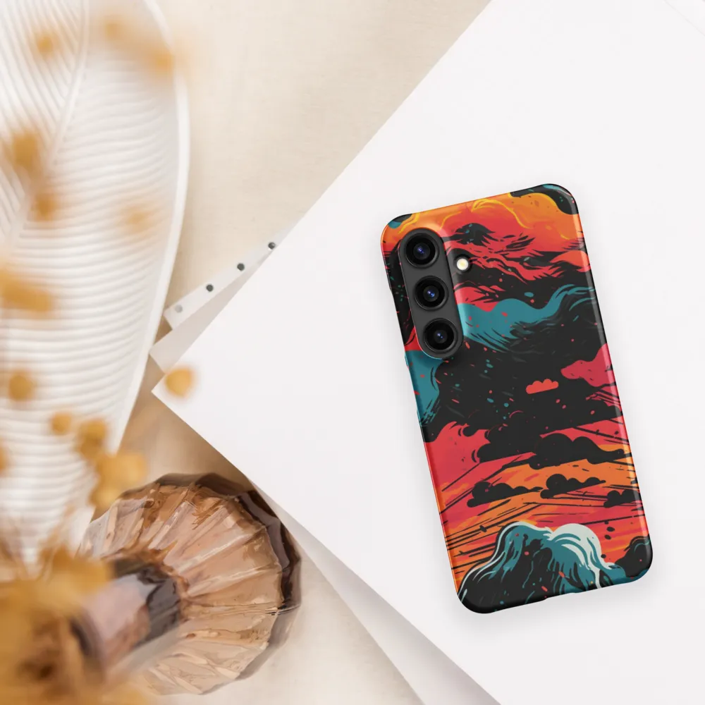Ethereal Twilight: A Dramatic Landscape in Motion