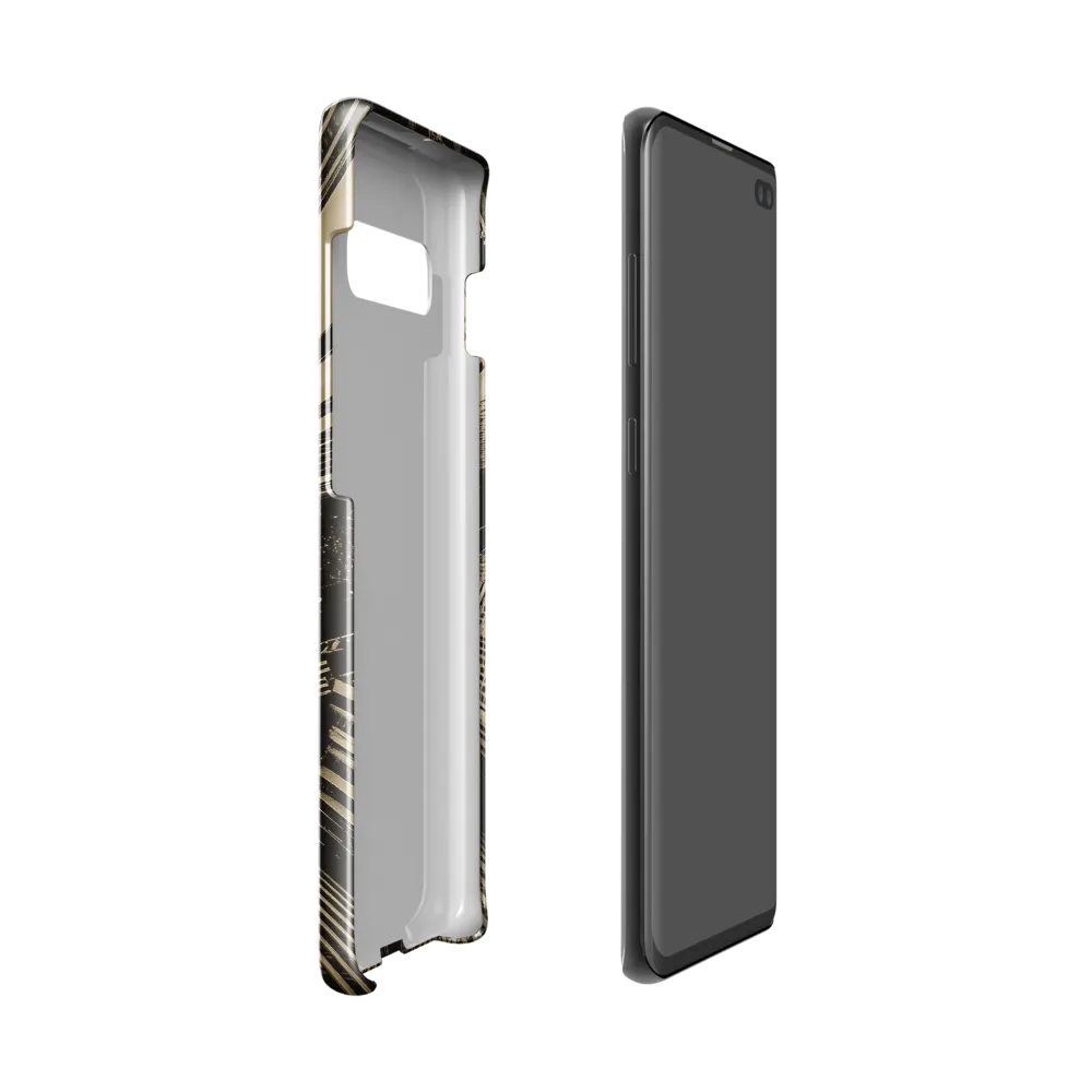 Urban Symphony: Aerial Perspective of City Life | Phone Case |  S10 | Snap Case | Glossy