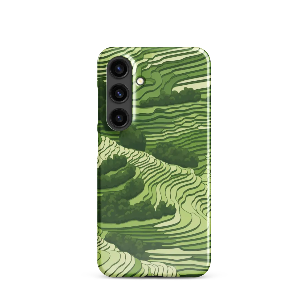 Waves of Green: An Abstract Landscape