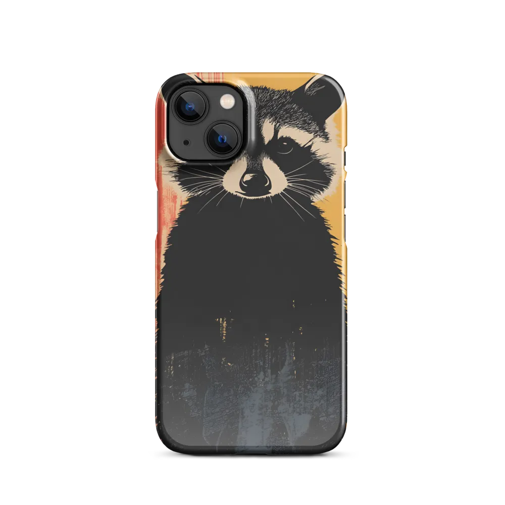 Whimsical Raccoon Portrait | Phone Case |  13 | Snap Case | Glossy