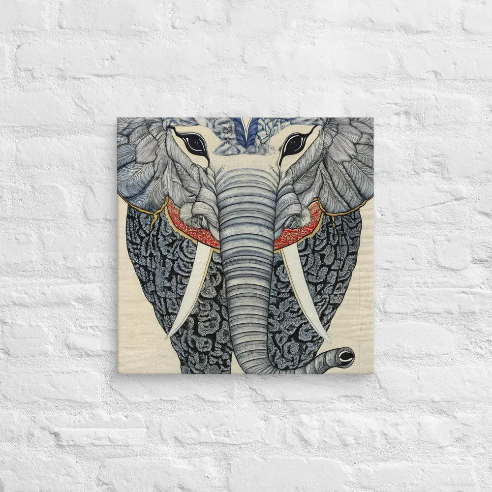 Majesty of the Elephant | Canvas | 18″×18″
