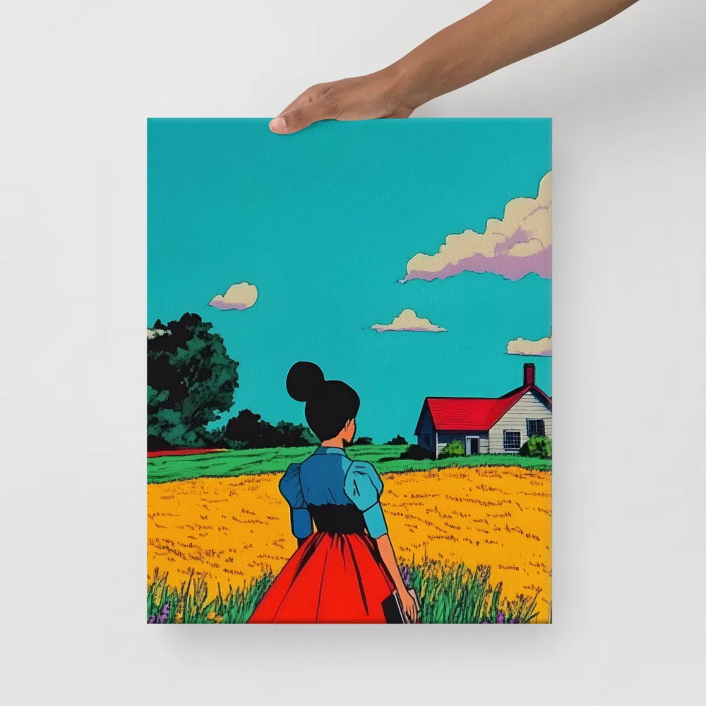 Whispers of a Sunlit Meadow | Canvas | 16″×20″
