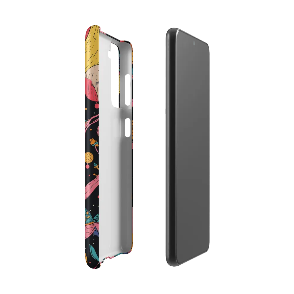 Whimsical Cosmic Owl | Phone Case |  S21 | Snap Case | Matte