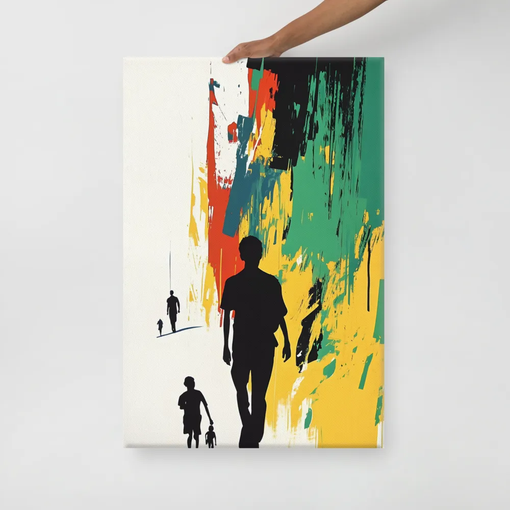 Journey of Silhouettes | Canvas | 24″×36″