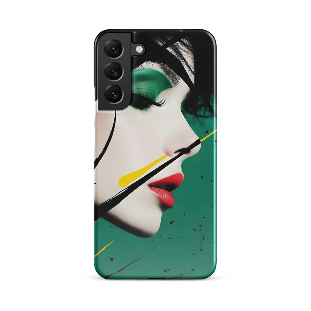 Emerald Profile with Ink and Yellow Accent