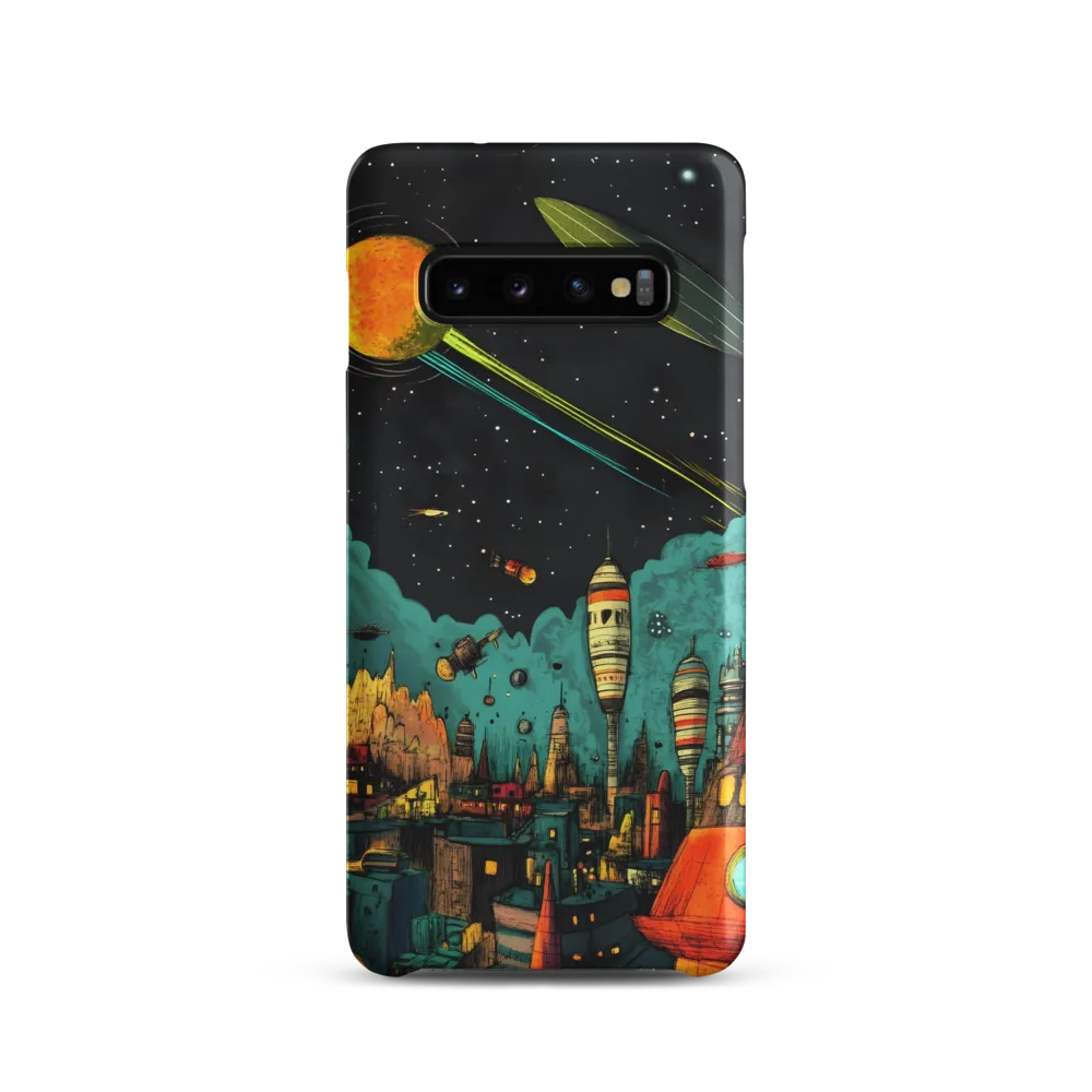 Galactic Cityscape: A Journey Through Imagination