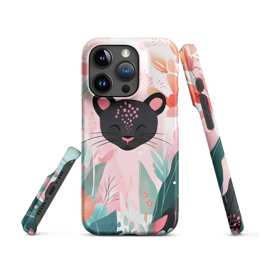 Whimsical Panther in Bloom