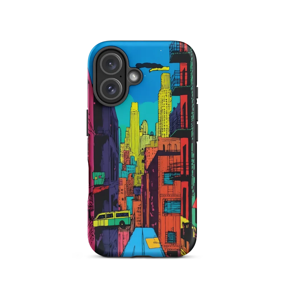 Urban Vibrance: A Pop Art Cityscape | Phone Case