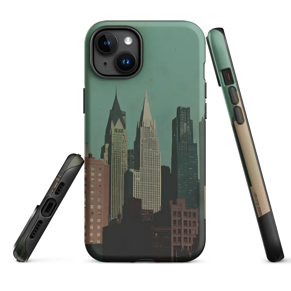 Urban Nostalgia: A Retro Cityscape
