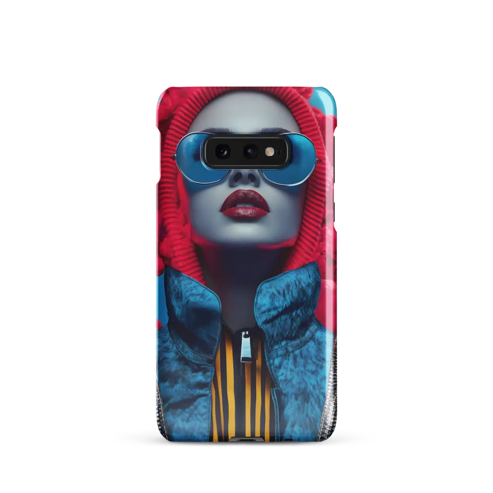 Bold Elegance in Digital Fashion | Phone Case |  S10e | Snap Case | Glossy