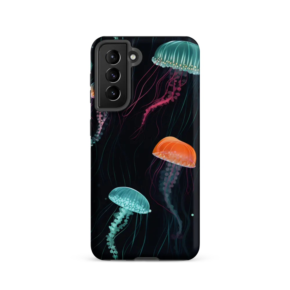 Ethereal Dance of Jellyfish | Phone Case |  S21 | Tough Case | Matte