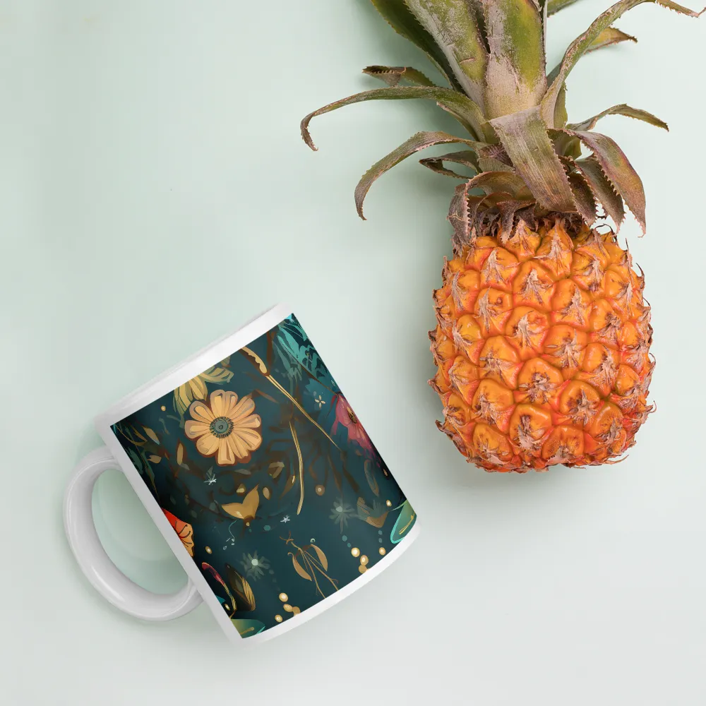 Whimsy in Flora: An Art Nouveau Journey | Mugs | Multiple Sizes & Colors