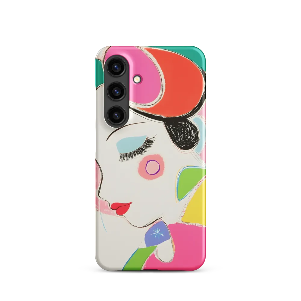 Whimsical Portrait in Colorful Abstraction
