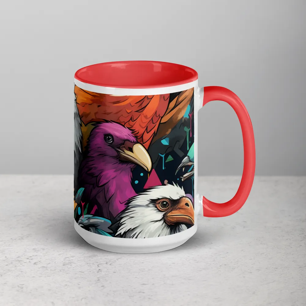 Avian Vortex: A Celebration of Color and Form