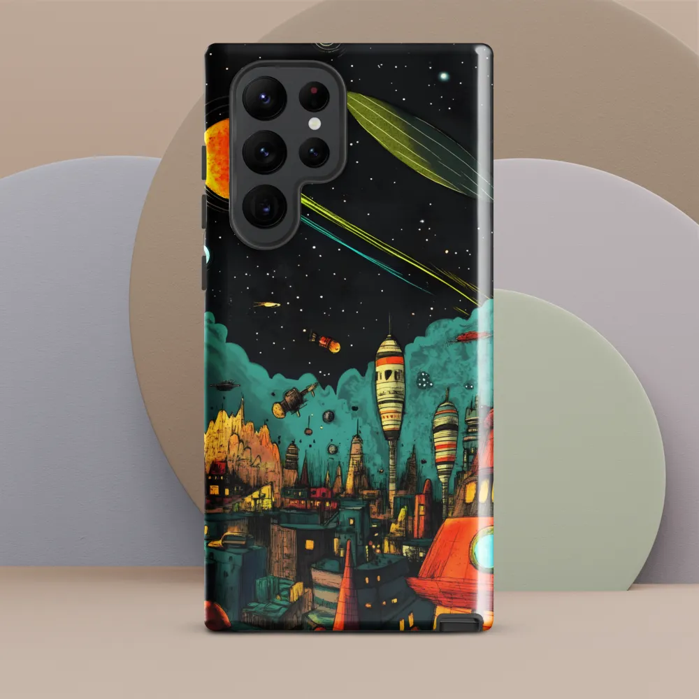 Galactic Cityscape: A Journey Through Imagination