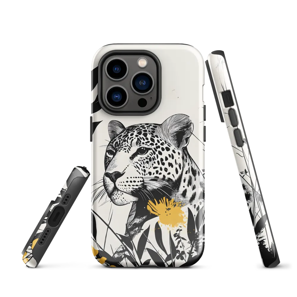Majestic Leopard Amongst Flora