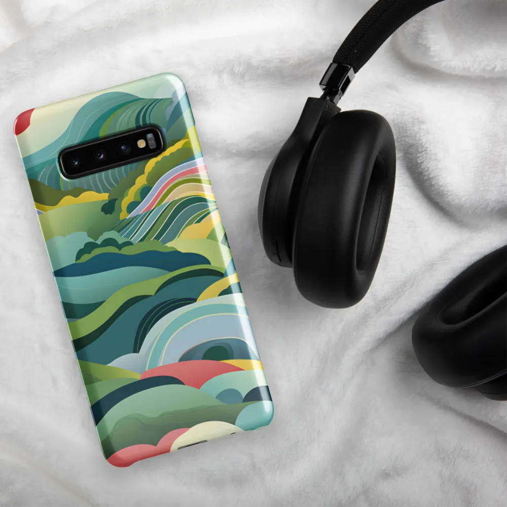 Waves of Serenity | Phone Case |  S10 Plus | Snap Case | Glossy